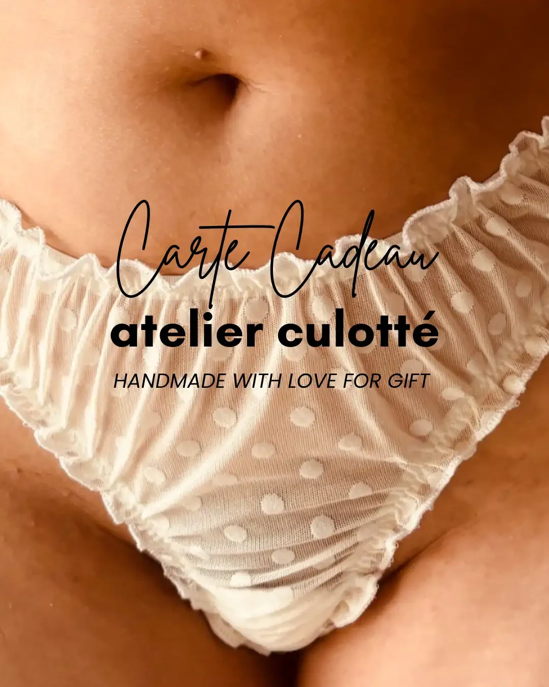 Carte Cadeau Atelier Culotté - lingerie fait main | atelier culotté